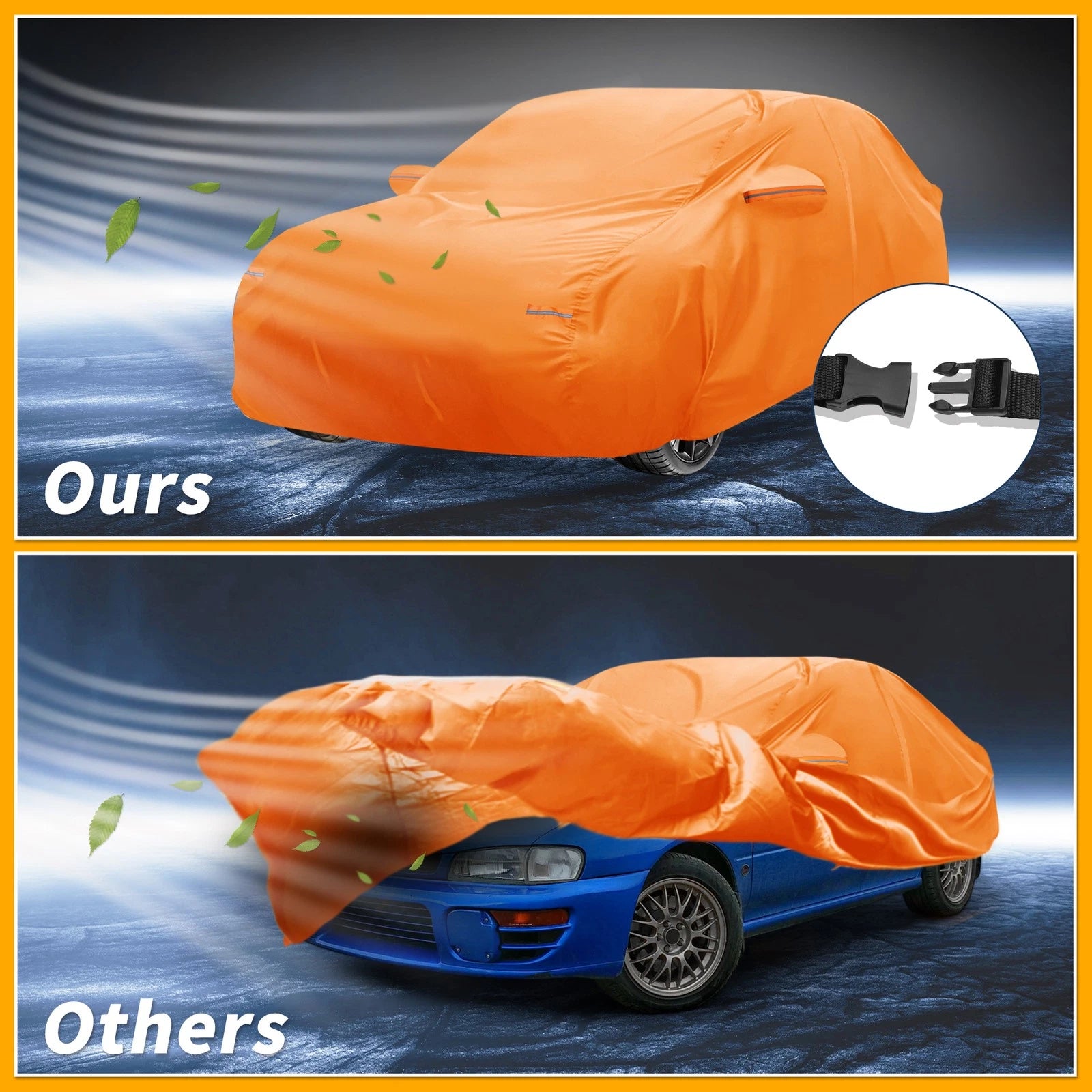 Car Cover Waterproof All Weather for Subaru Impreza Sedan (2017–2023) 210D-PU