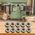 10PCS U624ZZ Sliding Rollers Bearing for Groove Round Bottom Track (13mm)