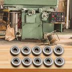 10PCS U624ZZ Sliding Rollers Bearing for Groove Round Bottom Track (13mm)