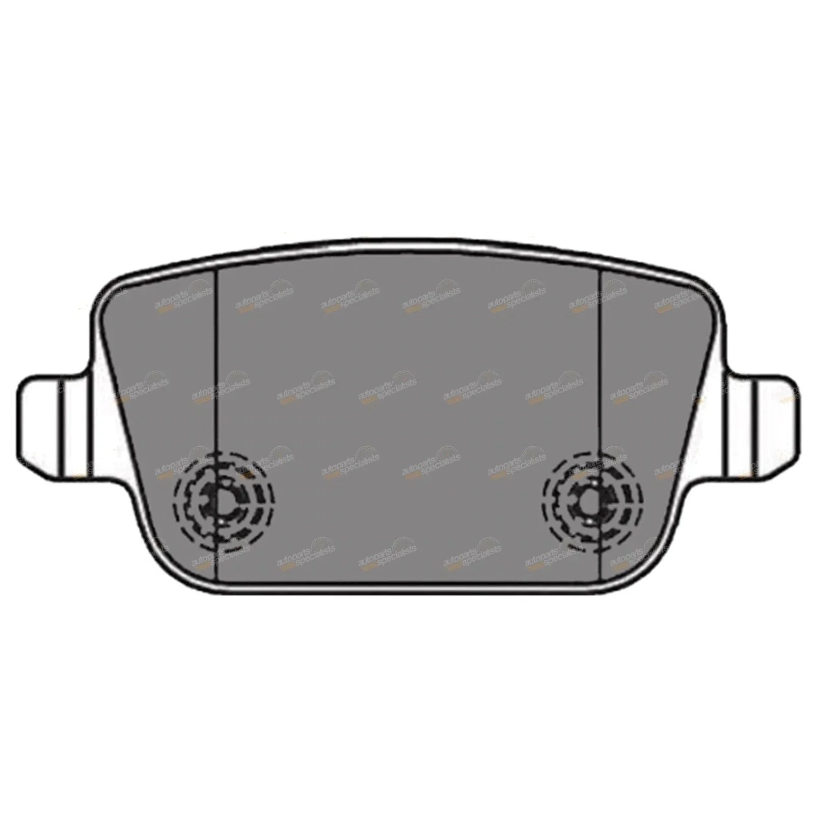 Rear Disc Brake Pad Set for Ford Mondeo MA MB MC (2007-2011)