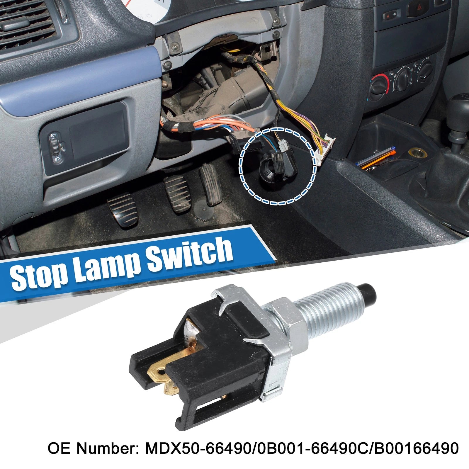 Brake Light Switch for KIA Sephia 1.5i (1996–1997) No.MDX50-66490/B00166490