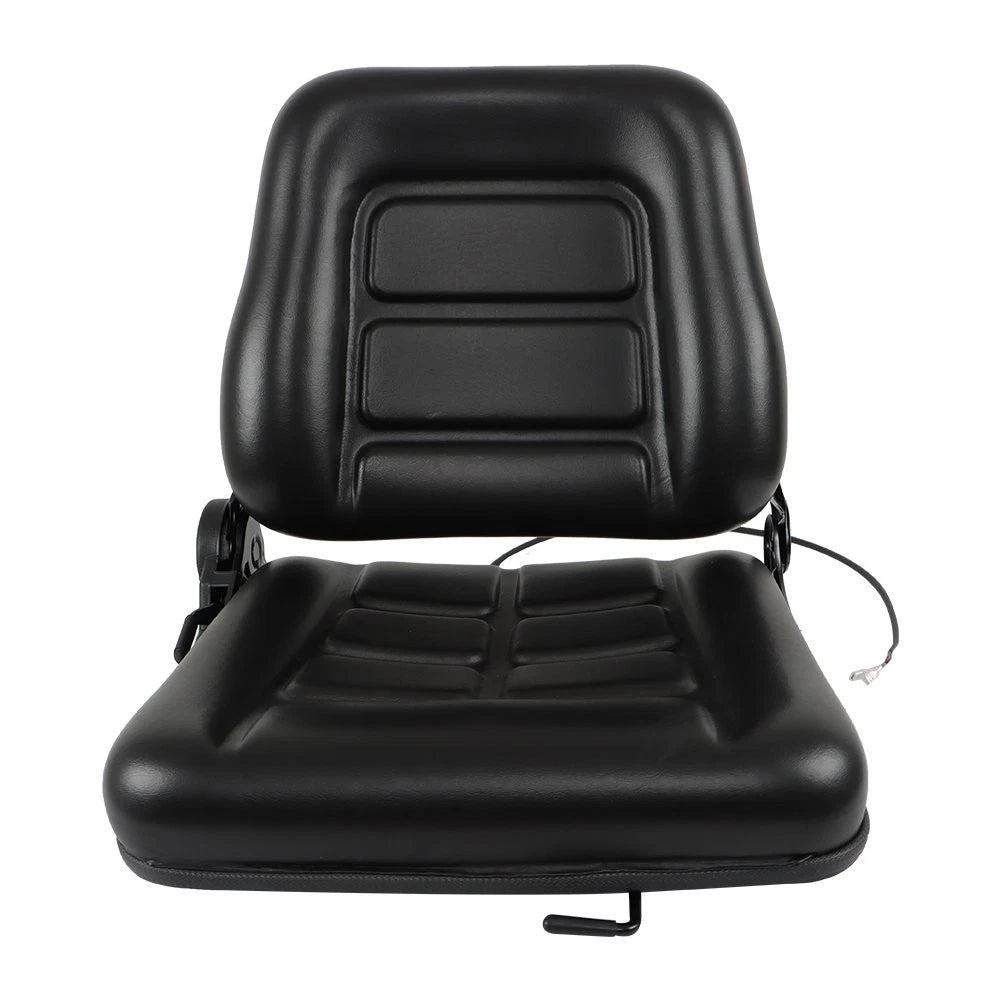 Universal Fold Down Forklift Seat with Adjustable Back Angle