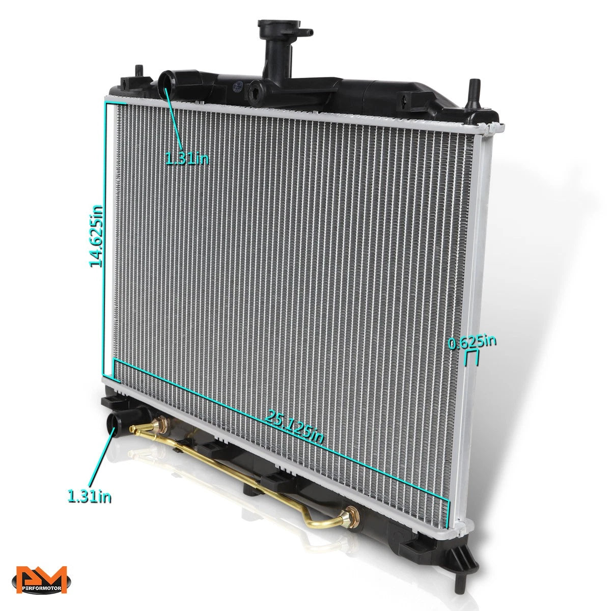 Aluminum Core Radiator for Dodge Attitude/Hyundai Accent (2006–2012) DPI-2896