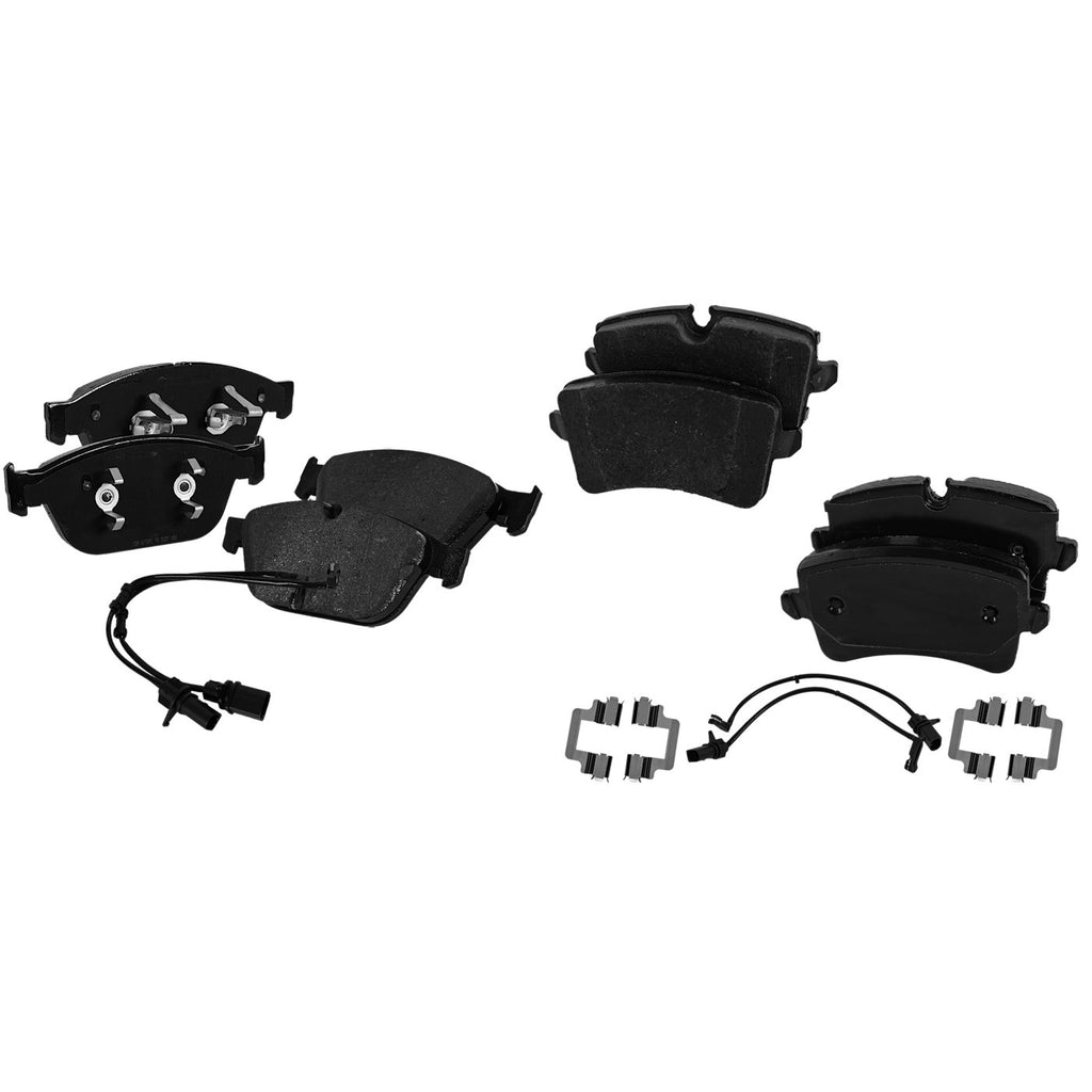 Set of 4 Brake Pads for Audi A8 Quattro (2012–2018)