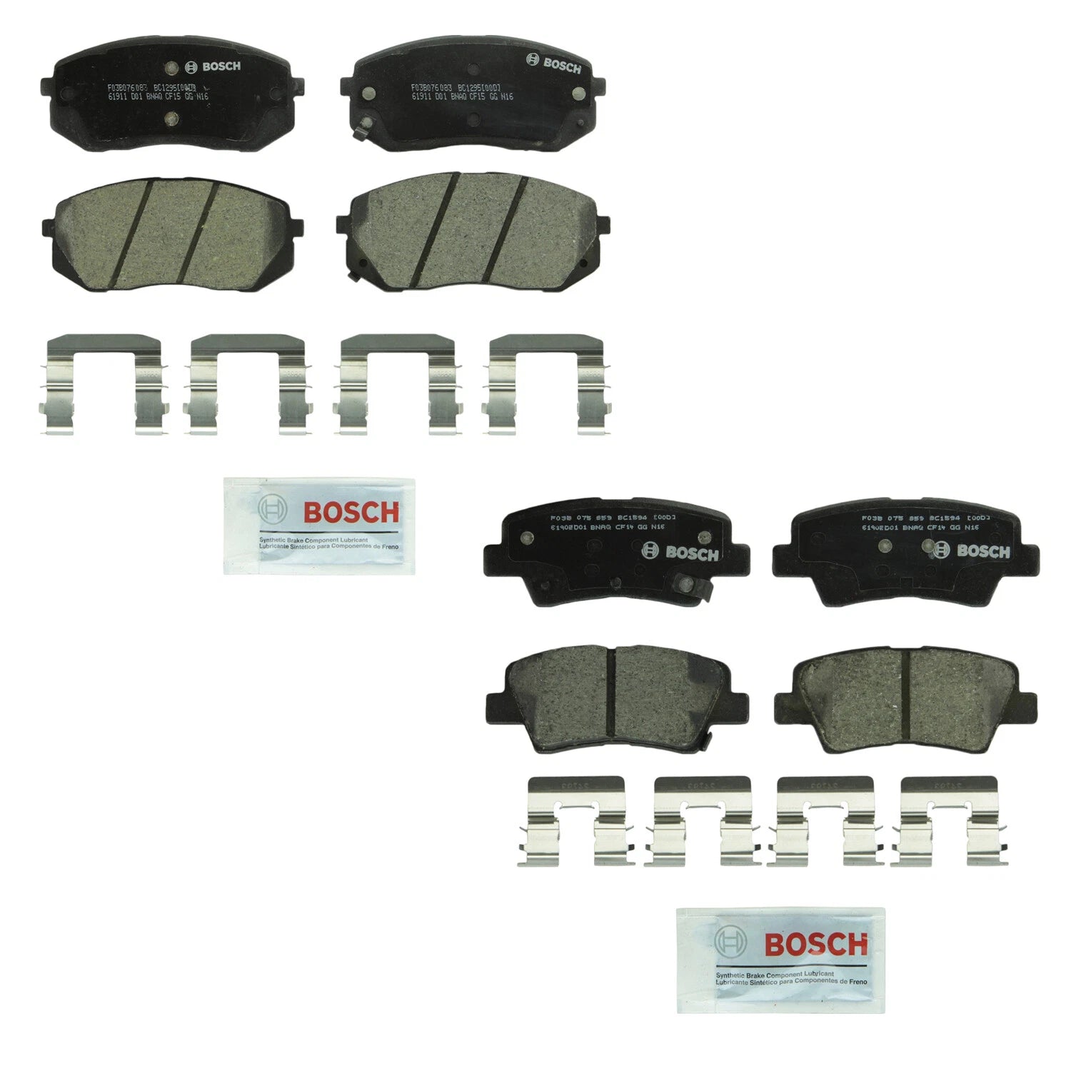 Bosch Quietcast Brake Pad Kit for Cadenza Soul EV (2014–2020)
