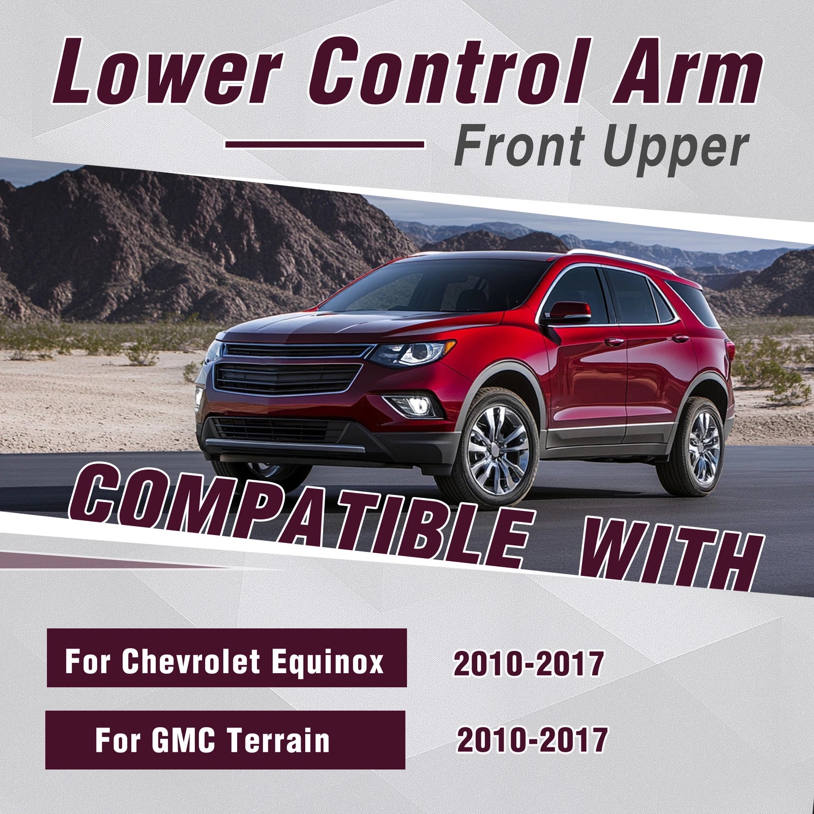 Front Lower Control Arms for Chevy Equinox / GMC Terrain (2010–2017)