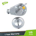 Chrome Power Steering Pump for Chevy Saginaw 5/8" Key Way (1965–1979)