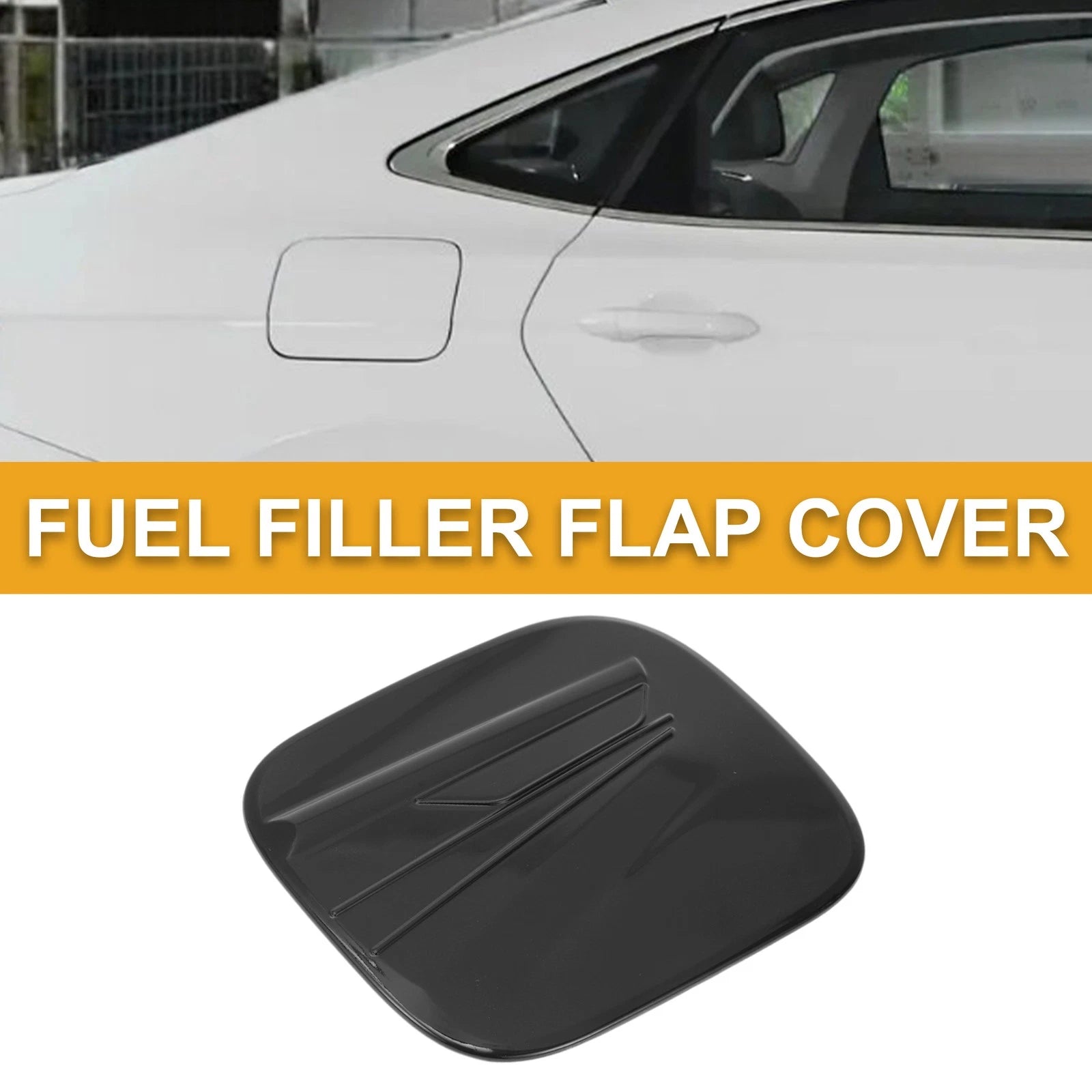 Fuel Tank Door Cap for Toyota Highlander (2022–2025) Glossy Black