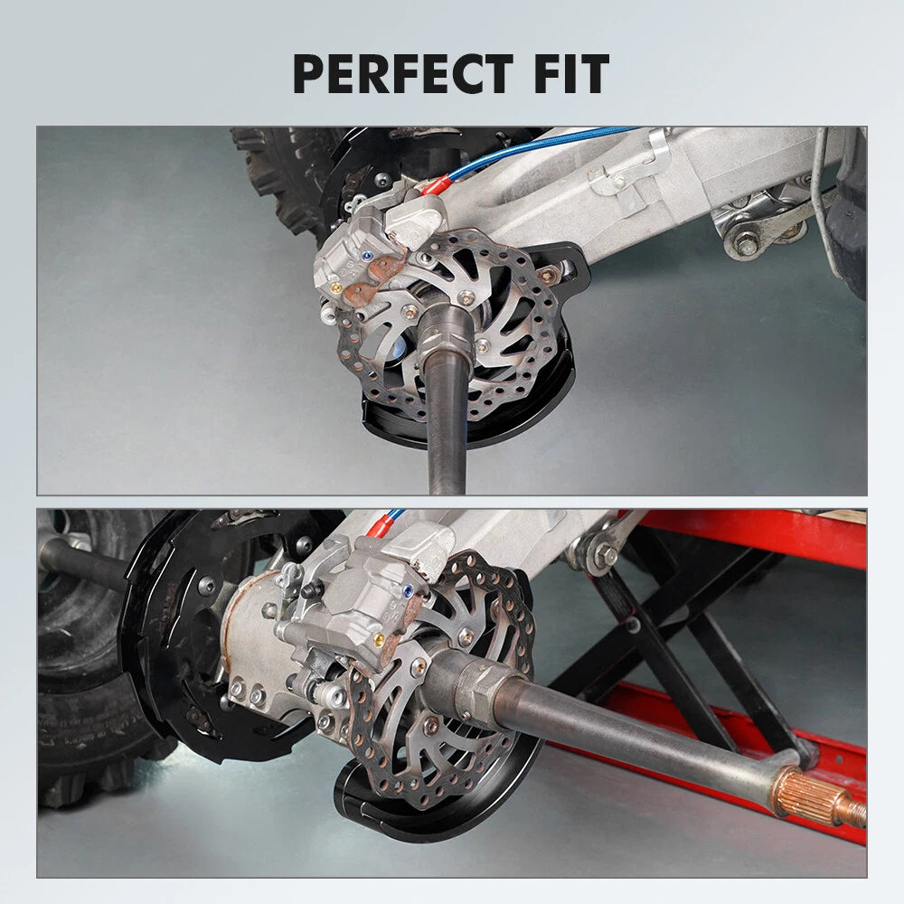 Rear Brake Disk Rotor Guard Caliper Bracket for Yamaha YFZ450R (2009–2024)