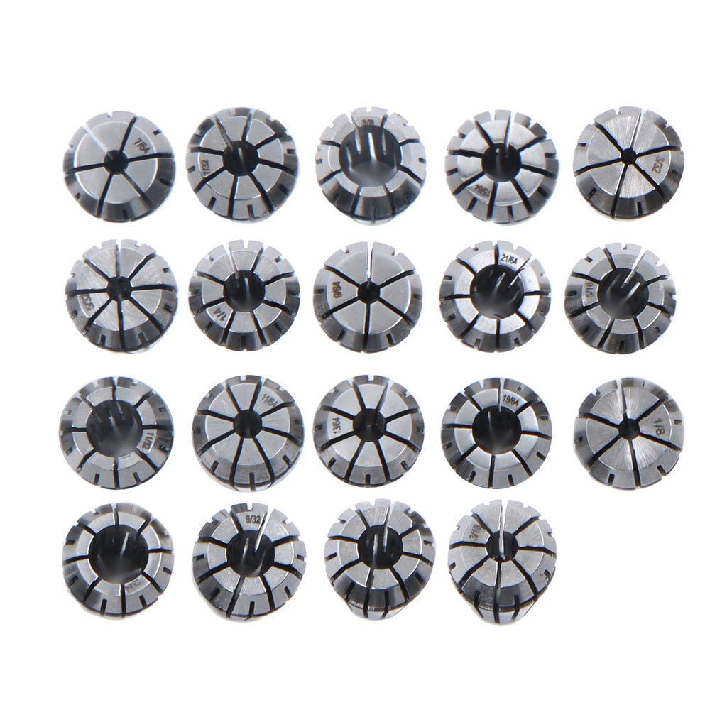 19-Piece Spring Collet Set for Automotive Applications