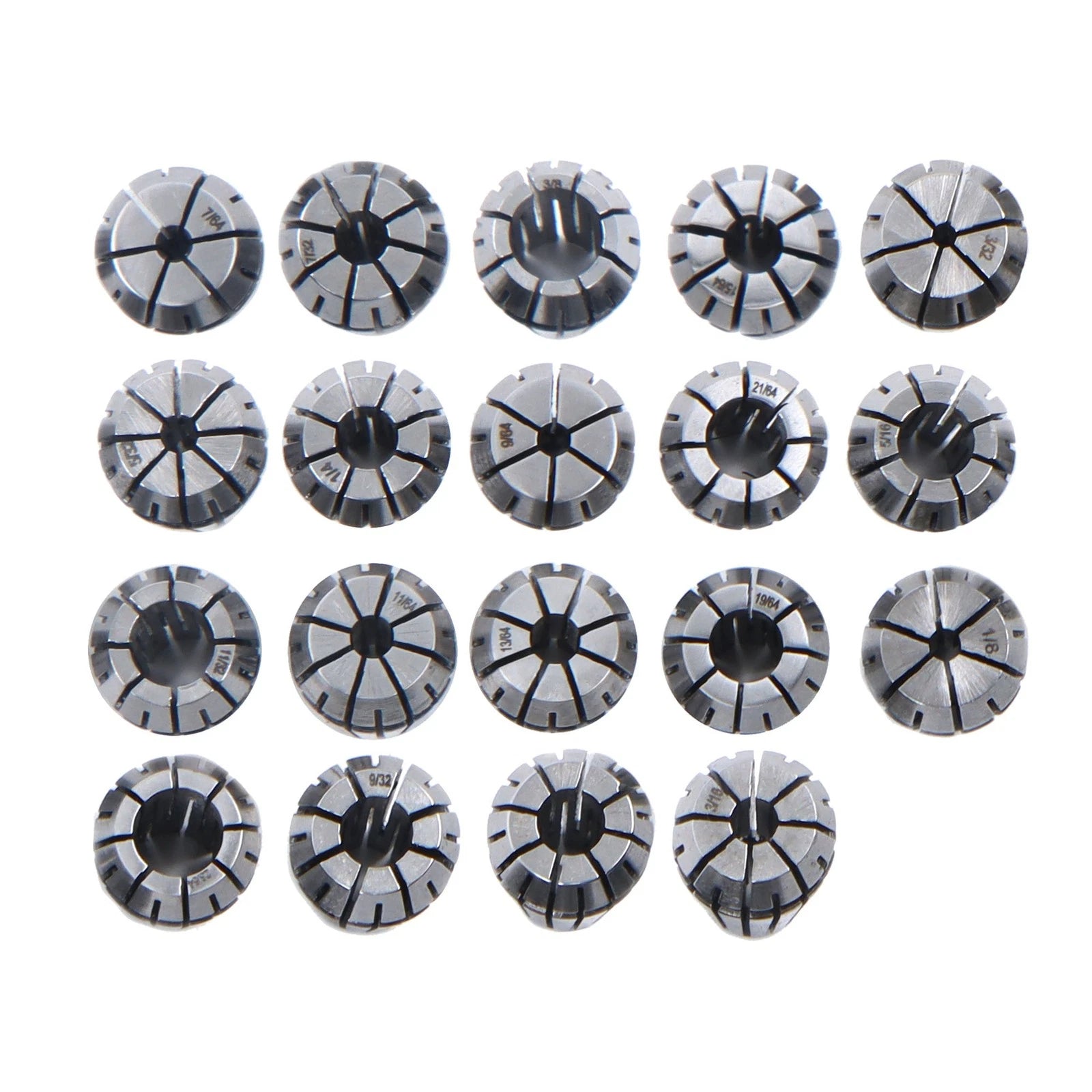 19-Piece Spring Collet Set for Automotive Applications