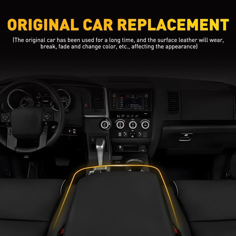 Synthetic Center Console Lid Armrest Cover for Toyota Tundra Sequoia (2007–2022)