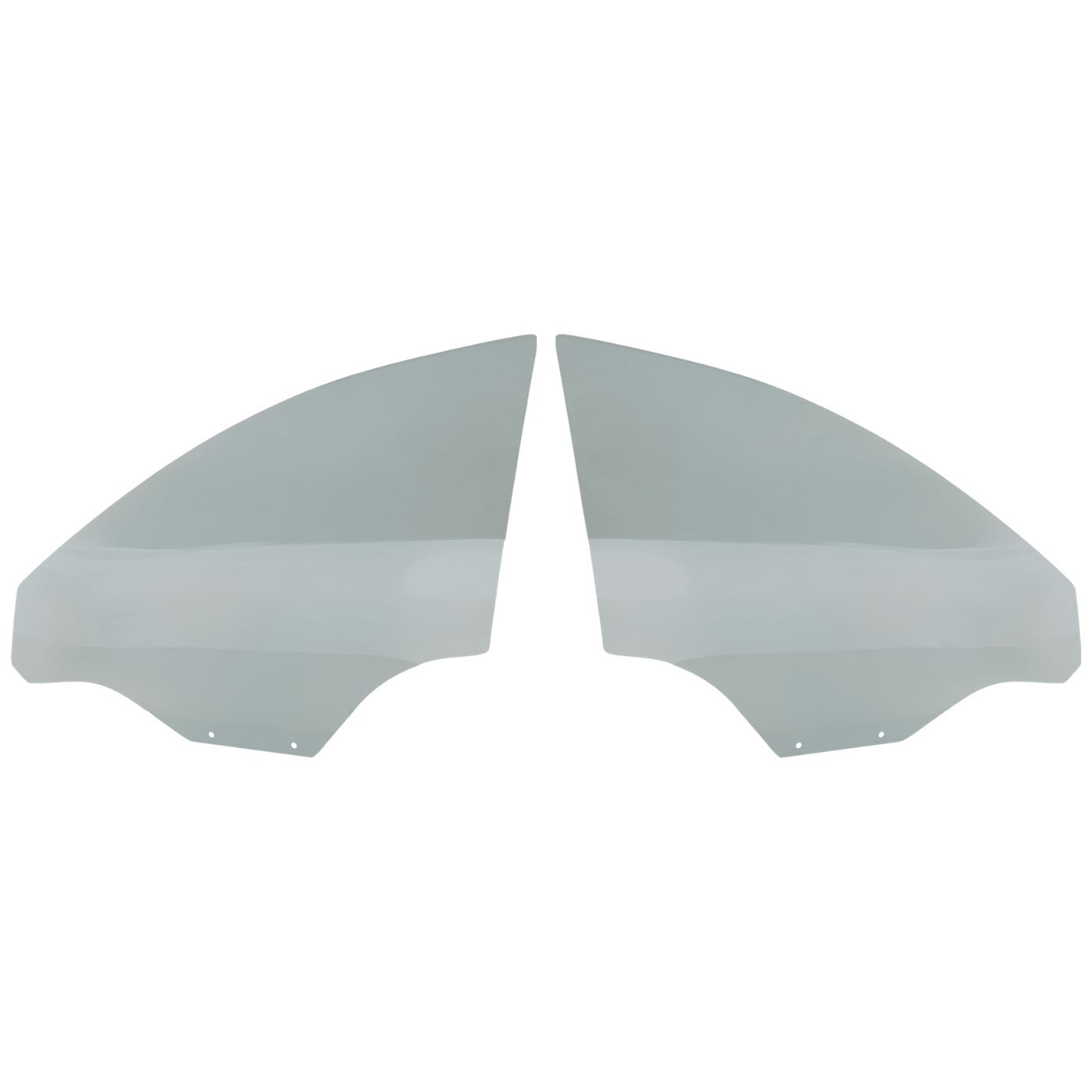 Set of 2 Front Door Glasses for Chevy Left Right Pair