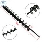 2" × 24" Auger Drill Bit for Garden Planter (Universal)