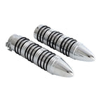 1" Spike Throttle Hand Grips for Harley Bobber Chopper Cruiser