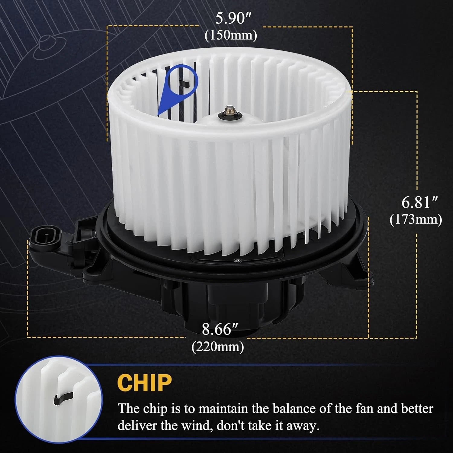 Heater Blower Motor for Ford F-150, Expedition (2009-2014)