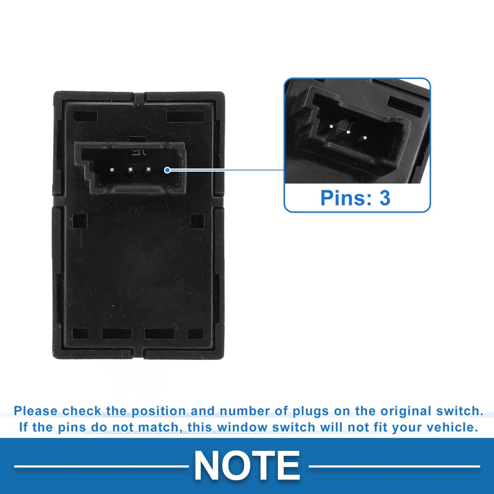 Power Window Switch for BMW 330e (2021–2023) No. 61319299457