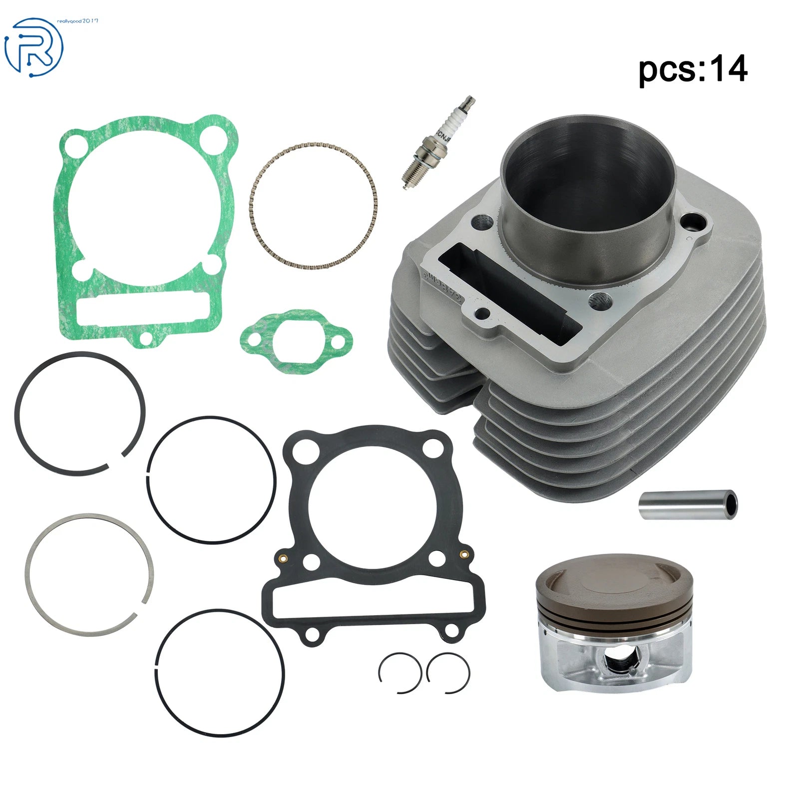 Cylinder Piston Gasket Top End Kit for Yamaha Warrior 350 (1987-2004)