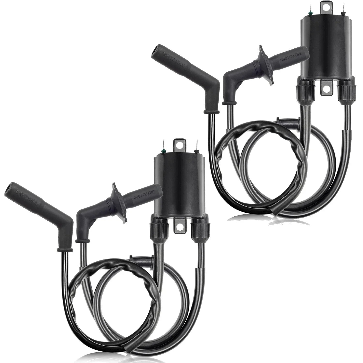 2 x Ignition Coil & Spark Plug Cap for HONDA Shadow Spirit VT1100C (1996–2007)