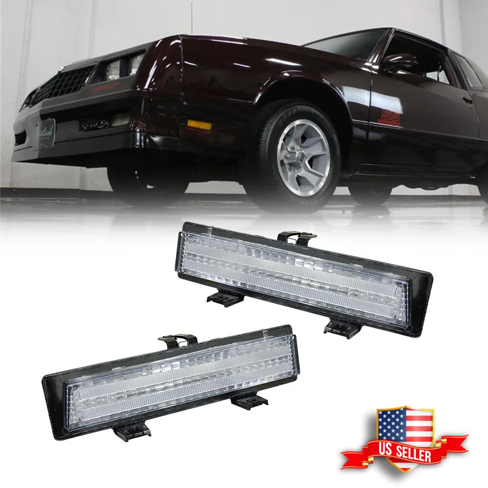 Clear Front Bumper Turn Signal Light Assembly for Chevy Monte Carlo SS (1981–1988)