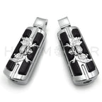 Pirate Skull Footpegs for Honda Stateline Shadow VLX VTX1300C VTX1800C VTX1800F