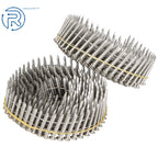 1200 Pcs 15 Degree Ring Shank Stainless Steel Siding Nails 1-1/4” ×.09”