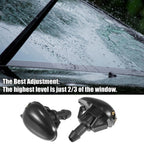 3X Front Windshield Washer Nozzle Kit 28931-3S500 for Nissan Frontier (1998–2004)