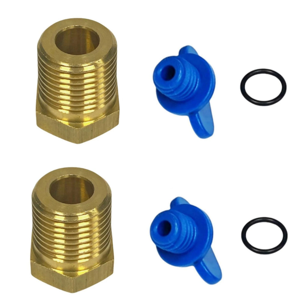 2X Exhaust Manifold Drain Plug Kit for Volvo Penta 4.3 5.0 5.7 7.4 8.2L (Repl 479956)
