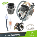 24mm Carburetor & Air Filter for GY6 150cc ATV Go Kart Scooter