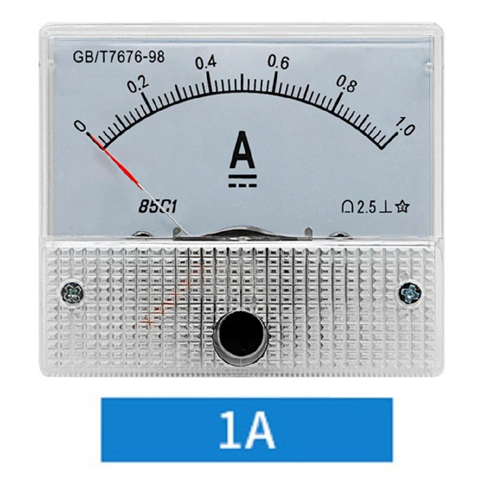 Analog DC Ammeter 85C1 1A for Easy Reading and Installation