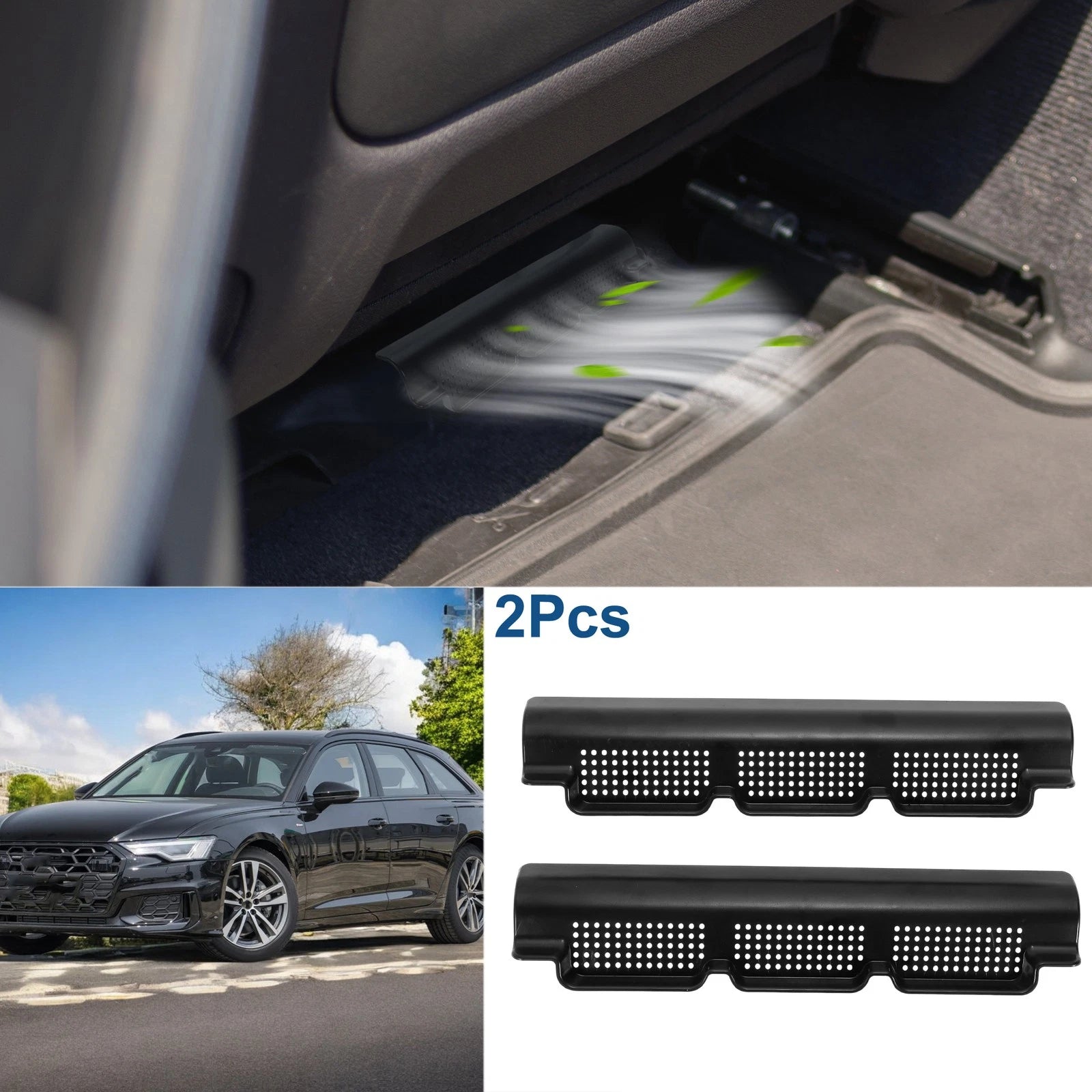 Under Seat Air Outlet Protection Cover for Mercedes-Benz GLE-Class (2016–2023) 2Pcs
