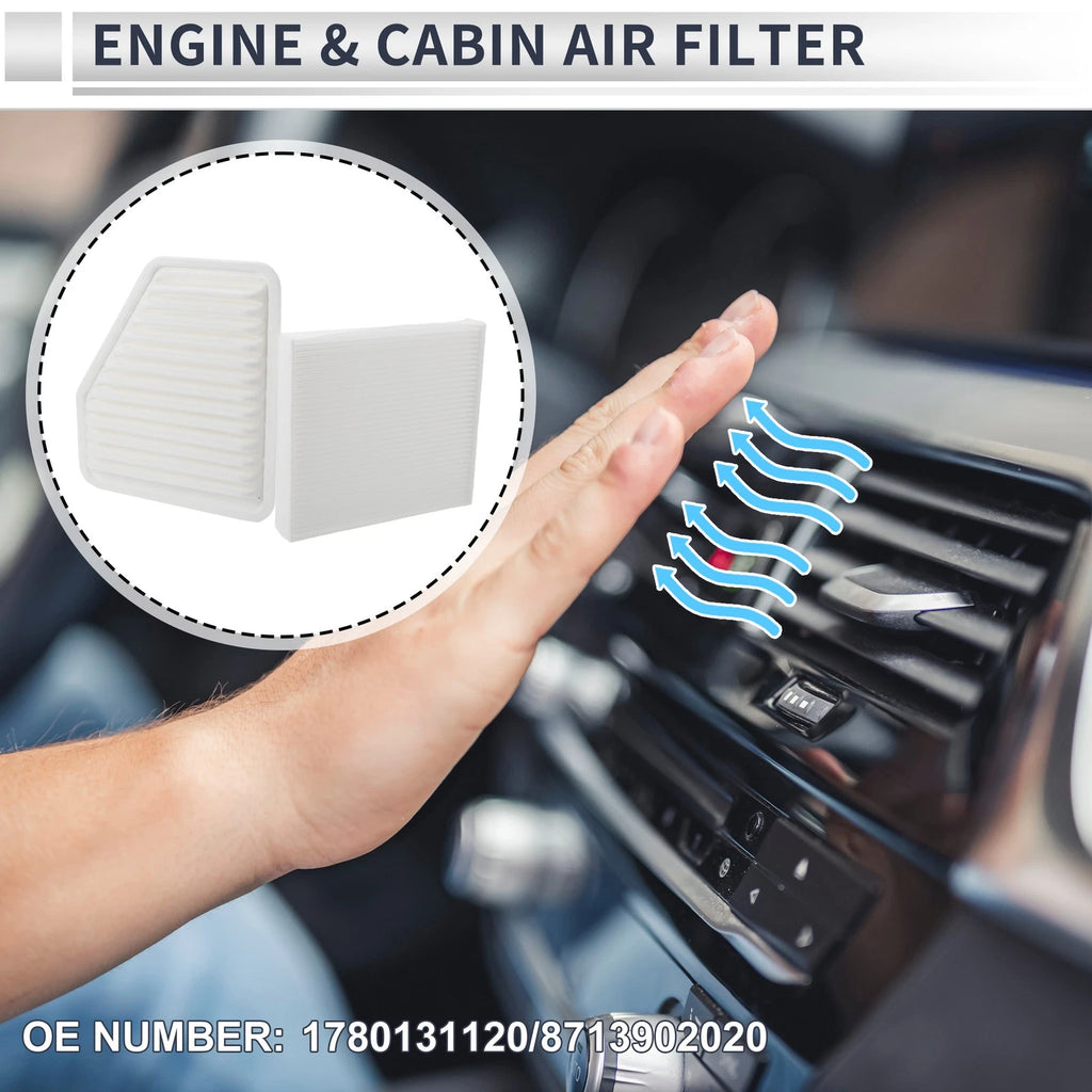 Engine Cabin Air Filter Combo No. 1780131120 for Toyota Avalon (2005–2012)