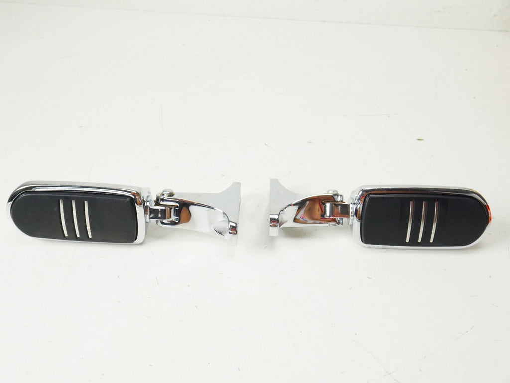 Genuine Chrome Streamliner Passenger Foot Pegs & Mounts for Harley (1988–2022)