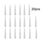 20pcs Caulking Nozzle for Universal Use (Plastic Glass Sealant)