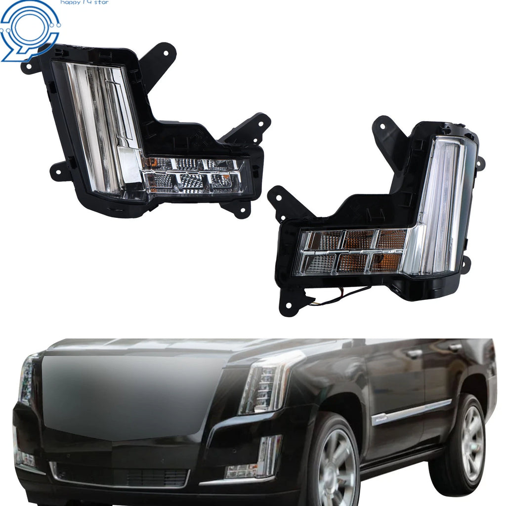 Set of 2 LED Front Fog Lights for Cadillac Escalade (2015–2020)