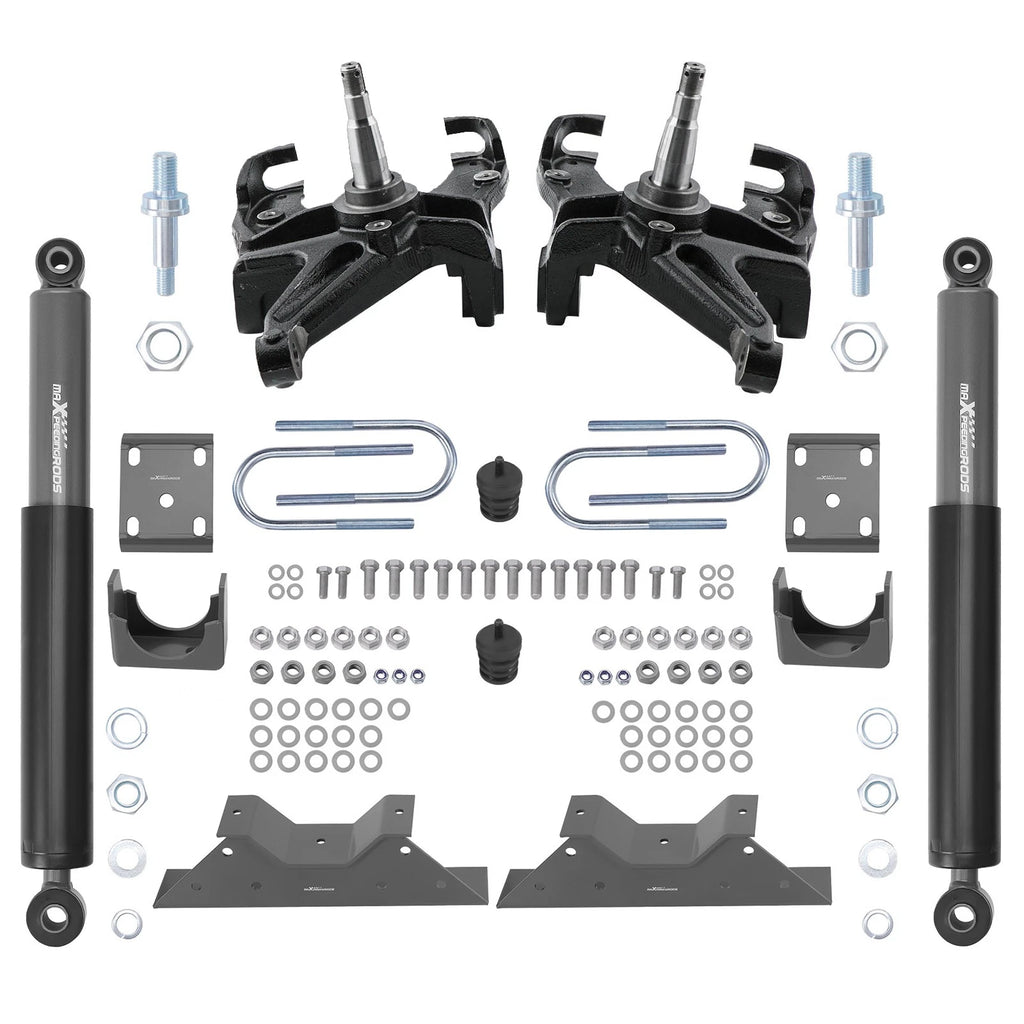 Performance Lowering Shock Kit 3" Front 6" Rear for GMC C15 Pickup (1973–1987)