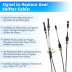 Manual Transmission Gear Shifter Cable for Mazda 6 S/i (2003–2008) No.GK2C46500L