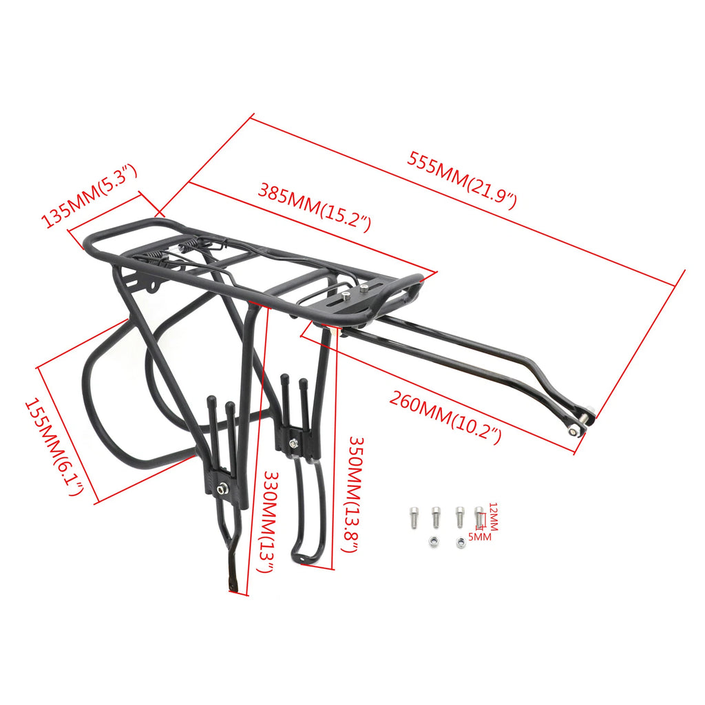 Aluminum Rear Rack for Bicycle (Mountain Bike)