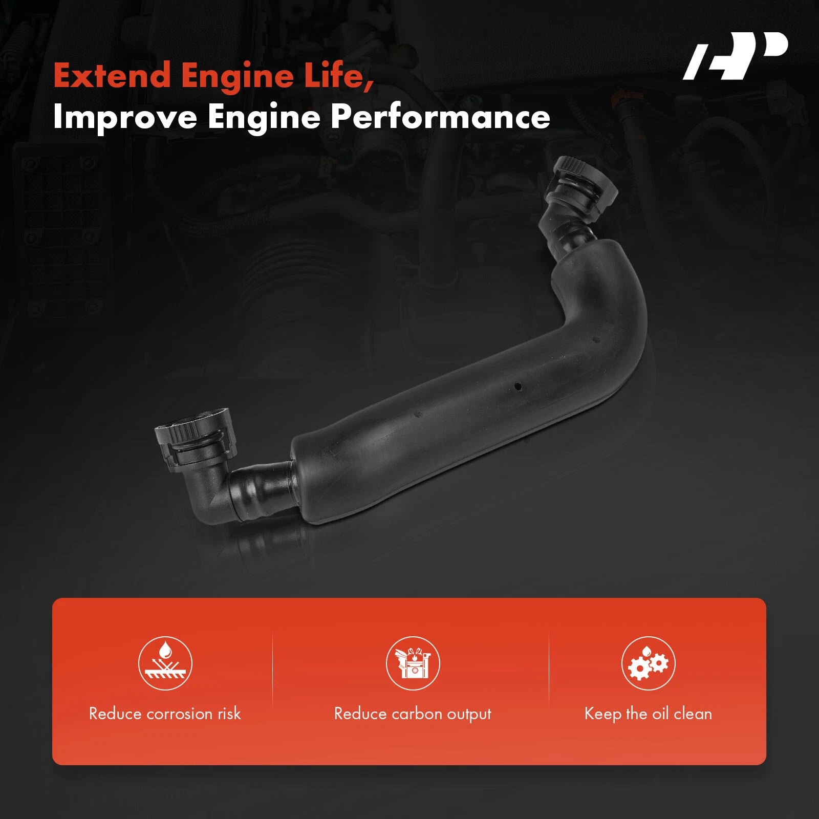 Crankcase Breather Hose for BMW X5 E53, E60, 745Li (2000-2006)