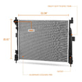 Aluminum Cooling Radiator DPI-13656 for Dodge Durango/Jeep Grand Cherokee (2016–2020)