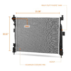 Aluminum Cooling Radiator DPI-13656 for Dodge Durango/Jeep Grand Cherokee (2016–2020)