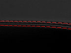Leather Console Lid Armrest Cover for Jeep Grand Cherokee (1999–2004) Red Stitch