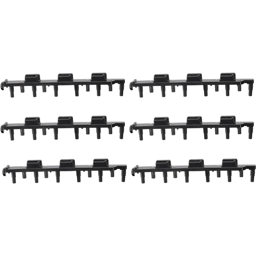 Set of 6 Ignition Coils for Jeep Wrangler Grand Cherokee (2000–2004)