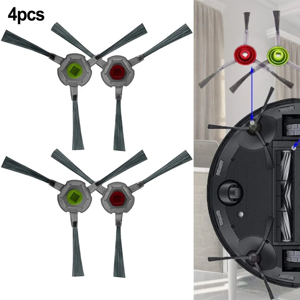 Set of 4 Side Brushes for ECOVACS Vacuum (Compatible with Multiple Models)