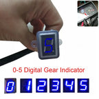 Blue LED Digital Gear Indicator Light for Universal Motorcycle