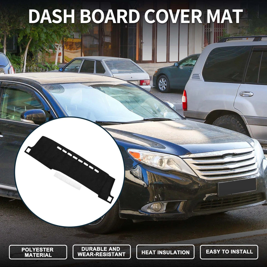 Dashboard Cover Mat for Toyota Aqua (2011–2021) - Black