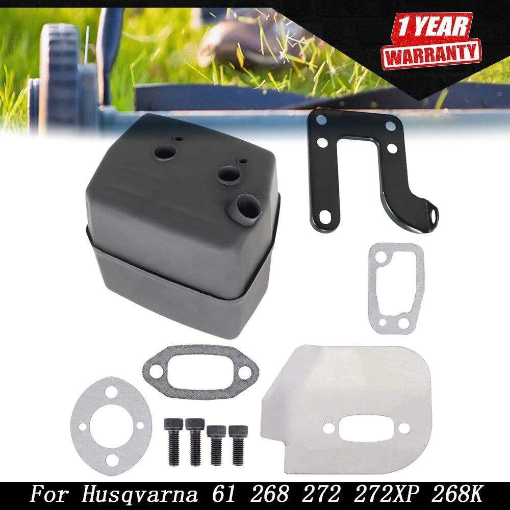 Exhaust Muffler Deflector Kit for Husqvarna 61 268 272
