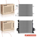 2X Radiator & A/C Condenser Cooling Kit for Jeep Liberty (2006)
