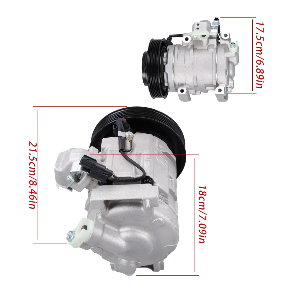 A/C Compressor for Honda Accord Coupe Sedan 2008â2012