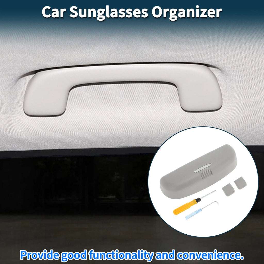 Sunglasses Case for Mitsubishi Outlander (2013–2023) Eyeglasses Holder Grey